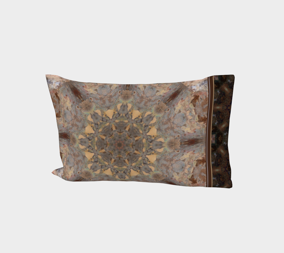 Copper Brown Caramel Peach Boho Mandala aperçu