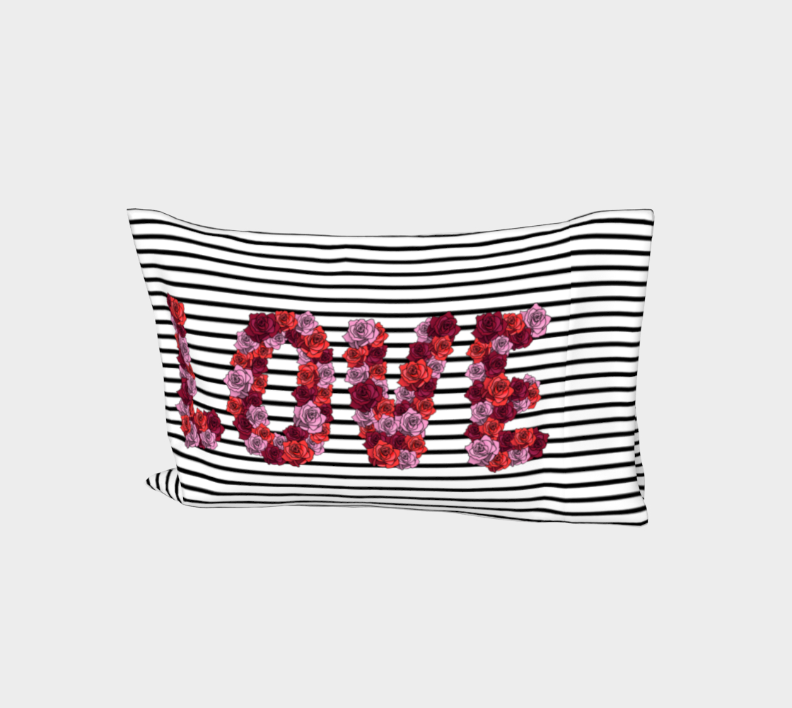 Blooming Love Bed Pillow Sleeve preview