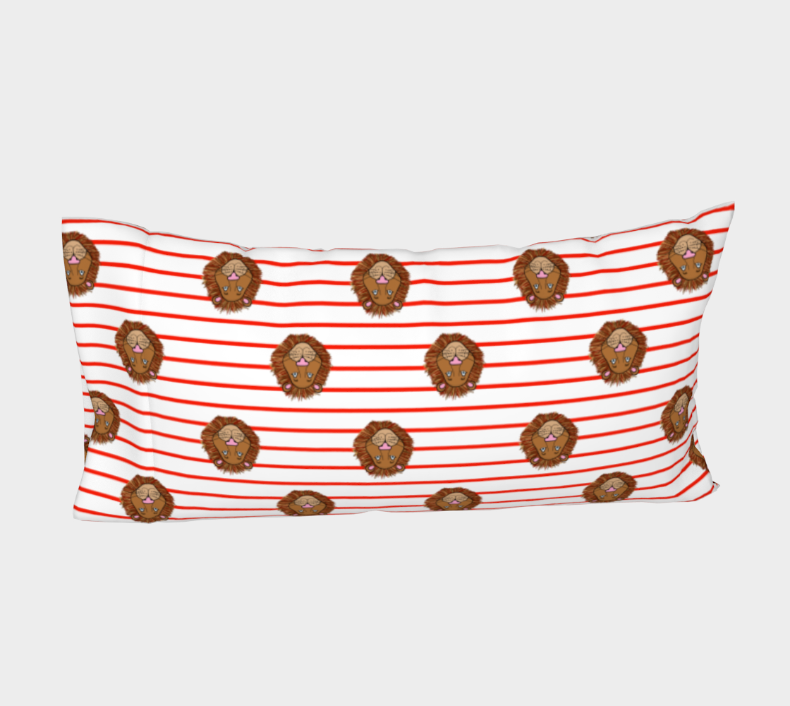 Aperçu de Leo the Lion Bed Pillow Sleeve #4