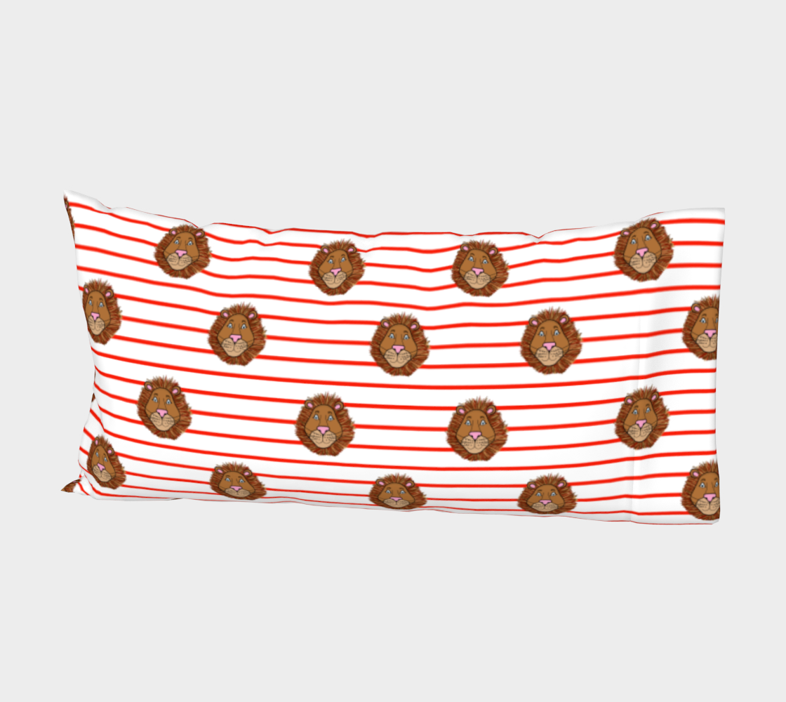 Aperçu de Leo the Lion Bed Pillow Sleeve #2