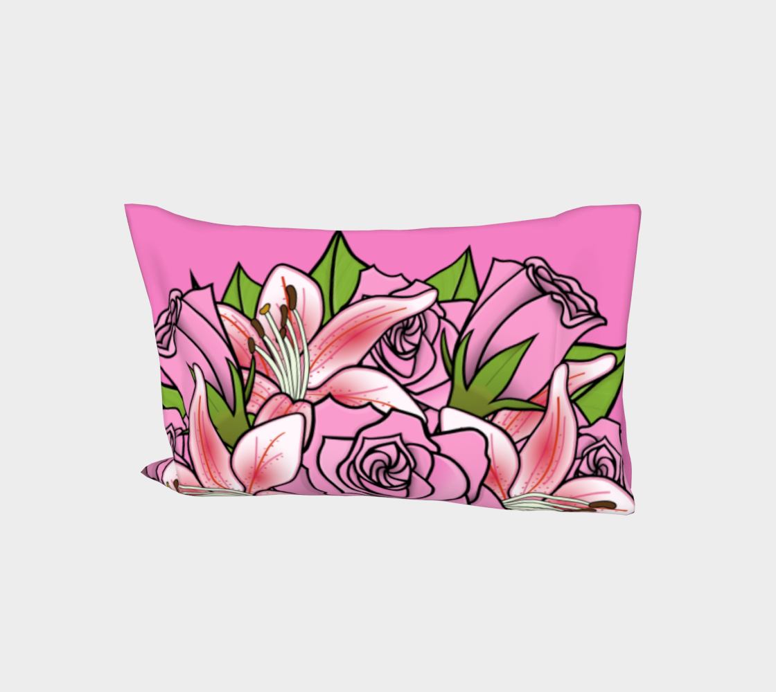 Aperçu de Bouquet of Flowers Bed Pillow Sleeve