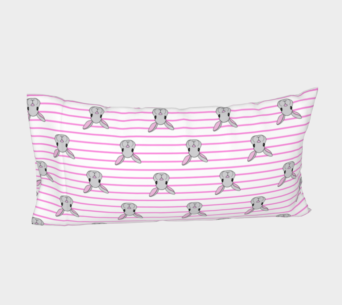 Aperçu de Rosie the Rabbit Bed Pillow Sleeve #4