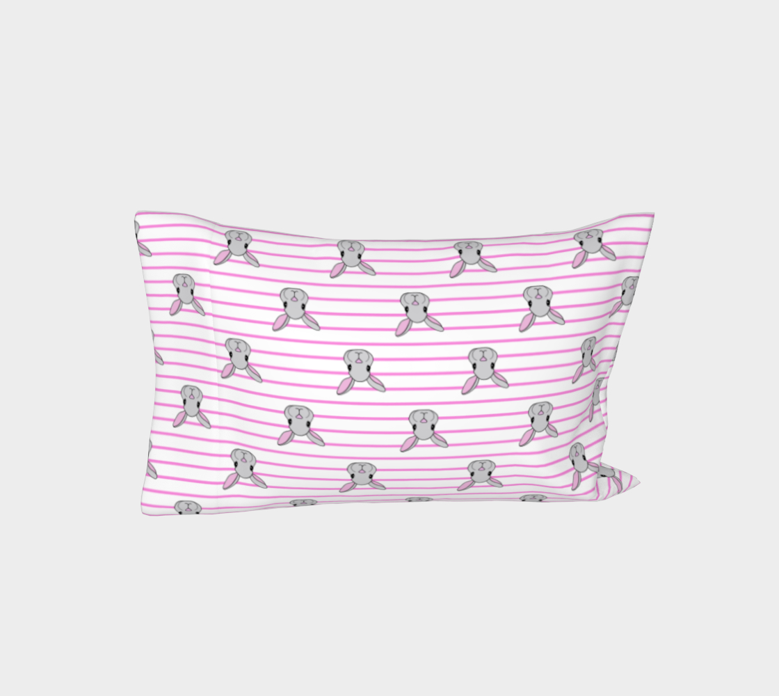 Aperçu de Rosie the Rabbit Bed Pillow Sleeve #3