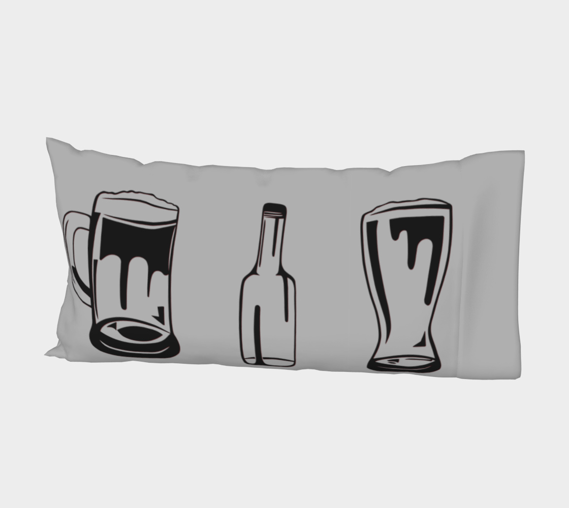 The Bar Bed Pillow Sleeve 3D preview