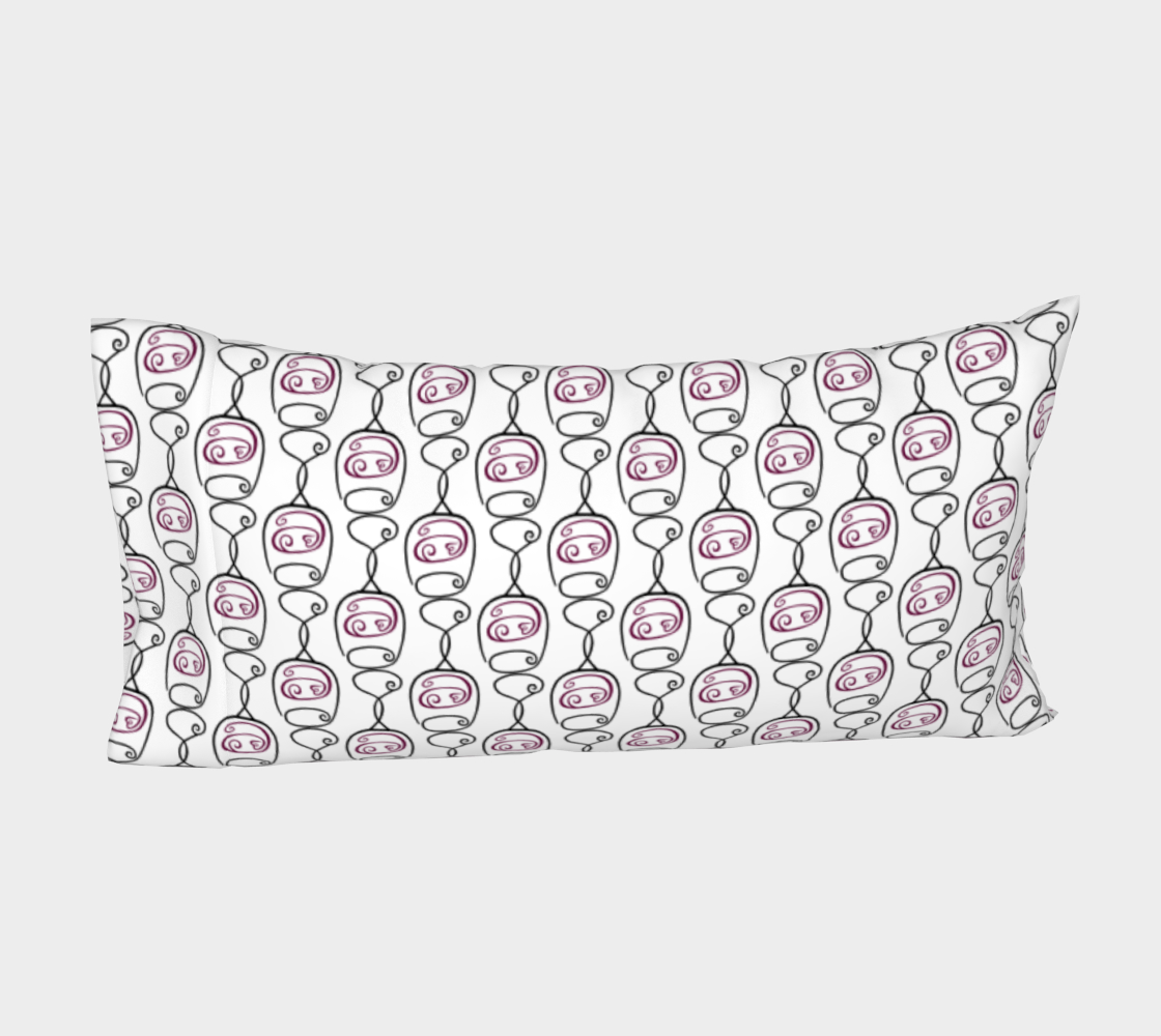 Aperçu de Wine is Always a Good Idea Bed Pillow Sleeve #4