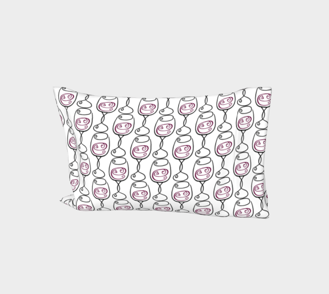 Aperçu de Wine is Always a Good Idea Bed Pillow Sleeve #1