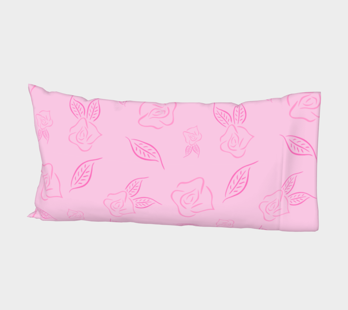 Cartoon Rose Bed Pillow Sleeve preview #2