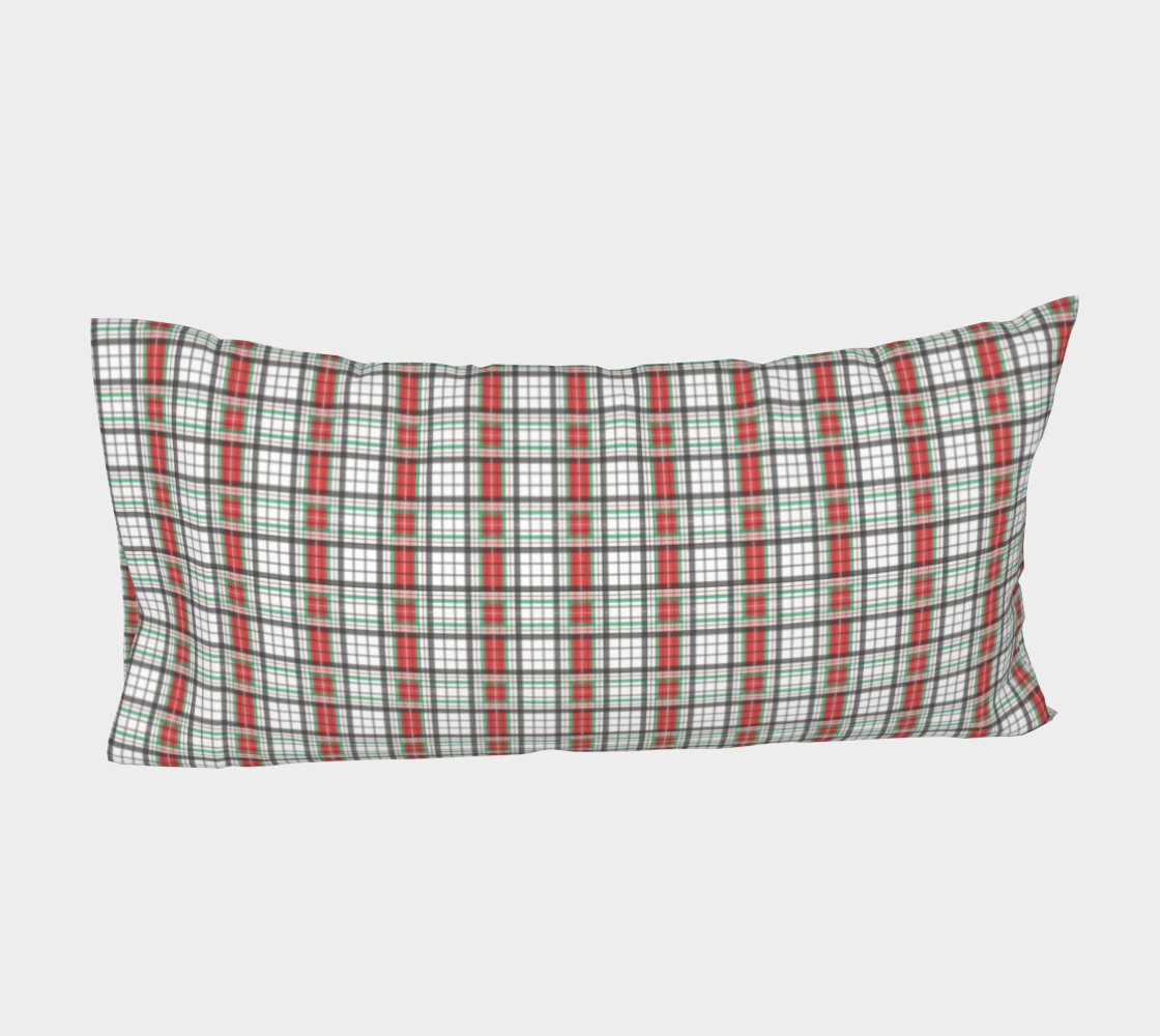 Aperçu de Classic Plaid Bed Pillow Sleeve #4