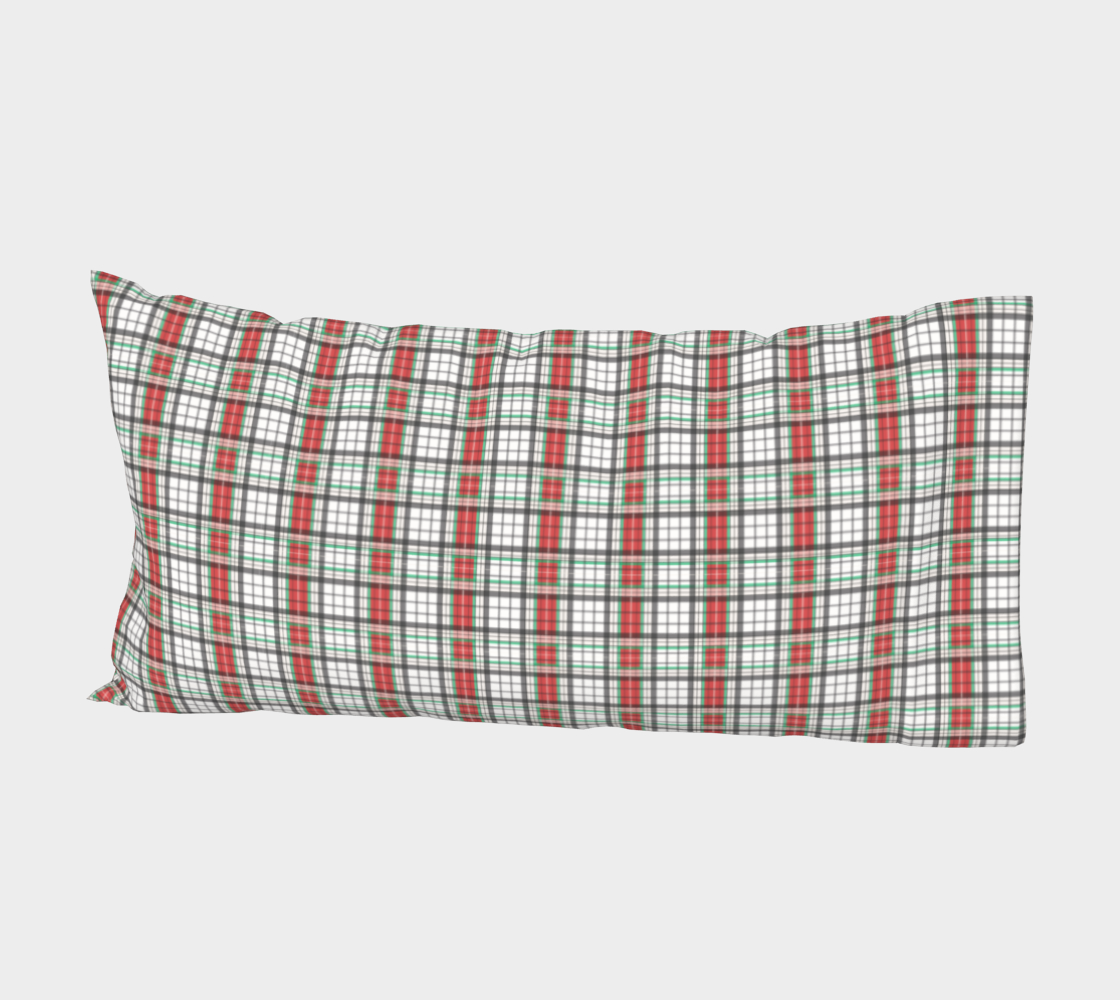 Aperçu de Classic Plaid Bed Pillow Sleeve #2