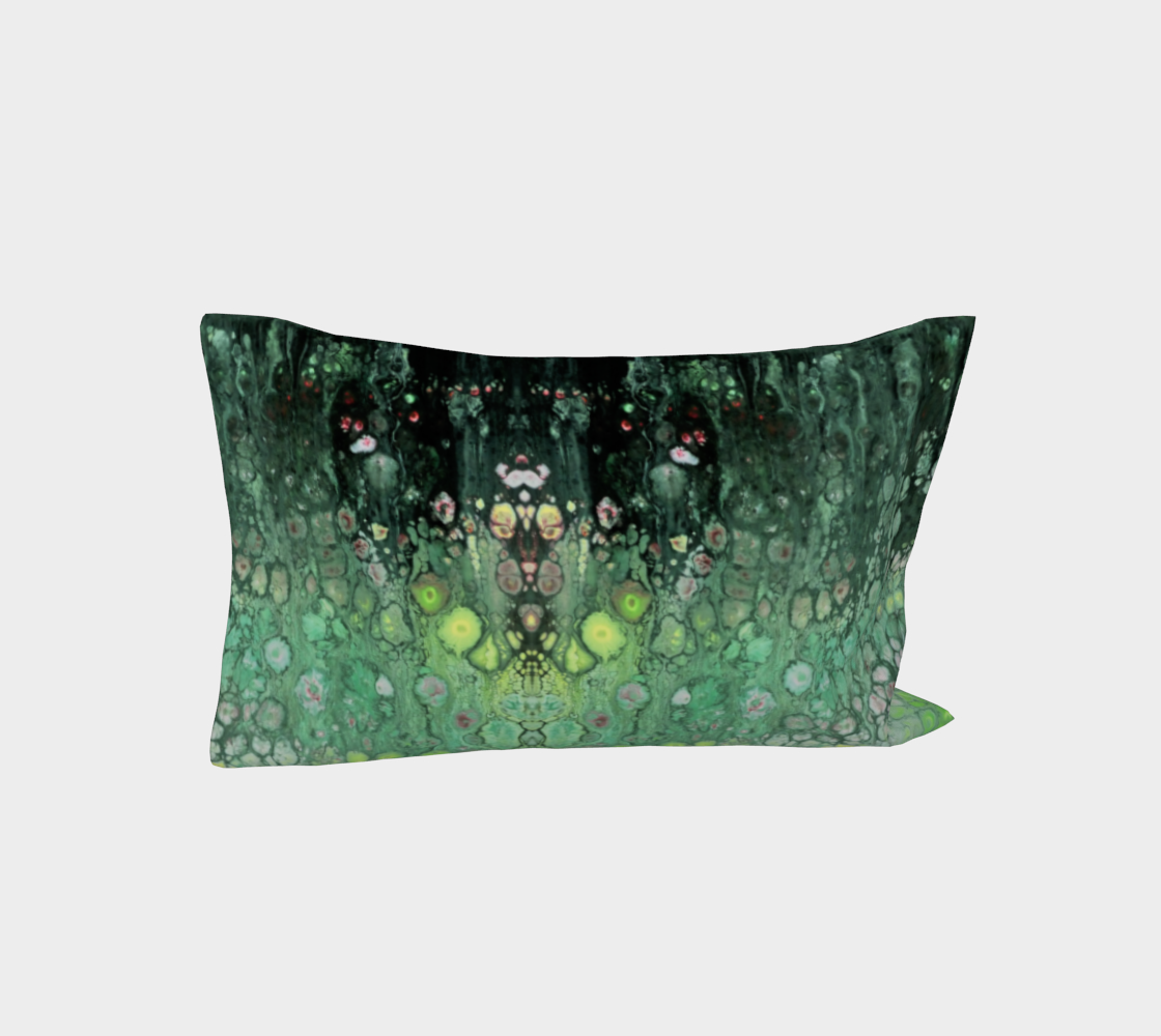 Aperçu de Seafoam Abstract Pillow Sleeve #3