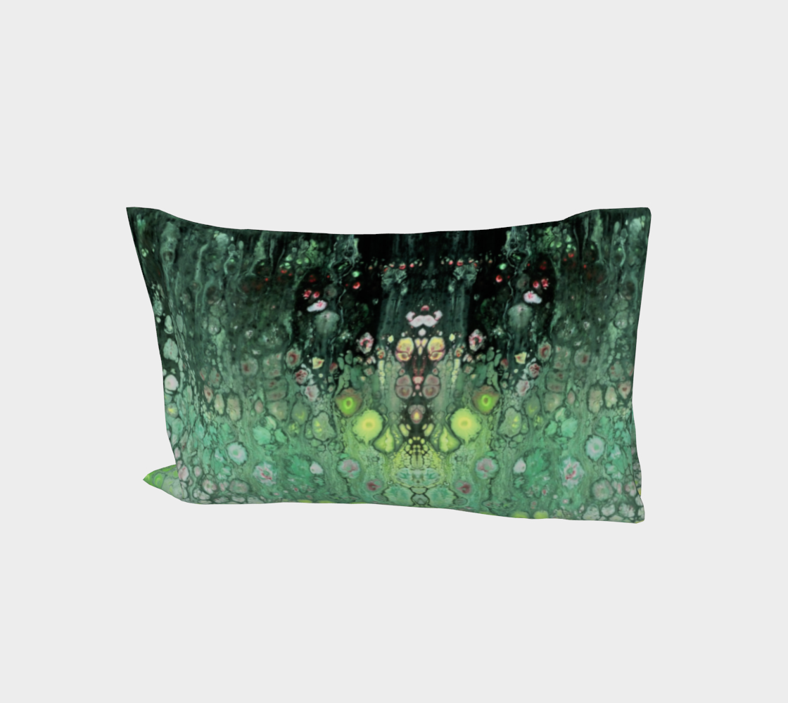 Aperçu de Seafoam Abstract Pillow Sleeve #1