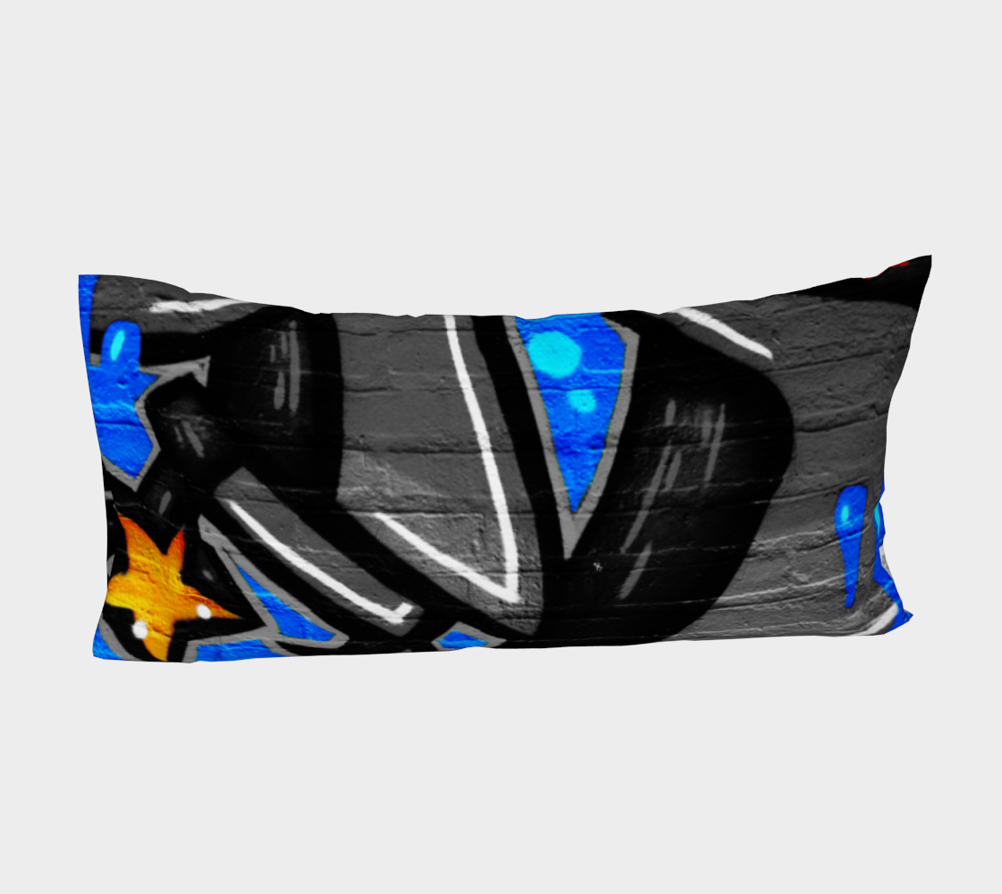 Graffiti 3 Bed Pillow Sleeve preview #4