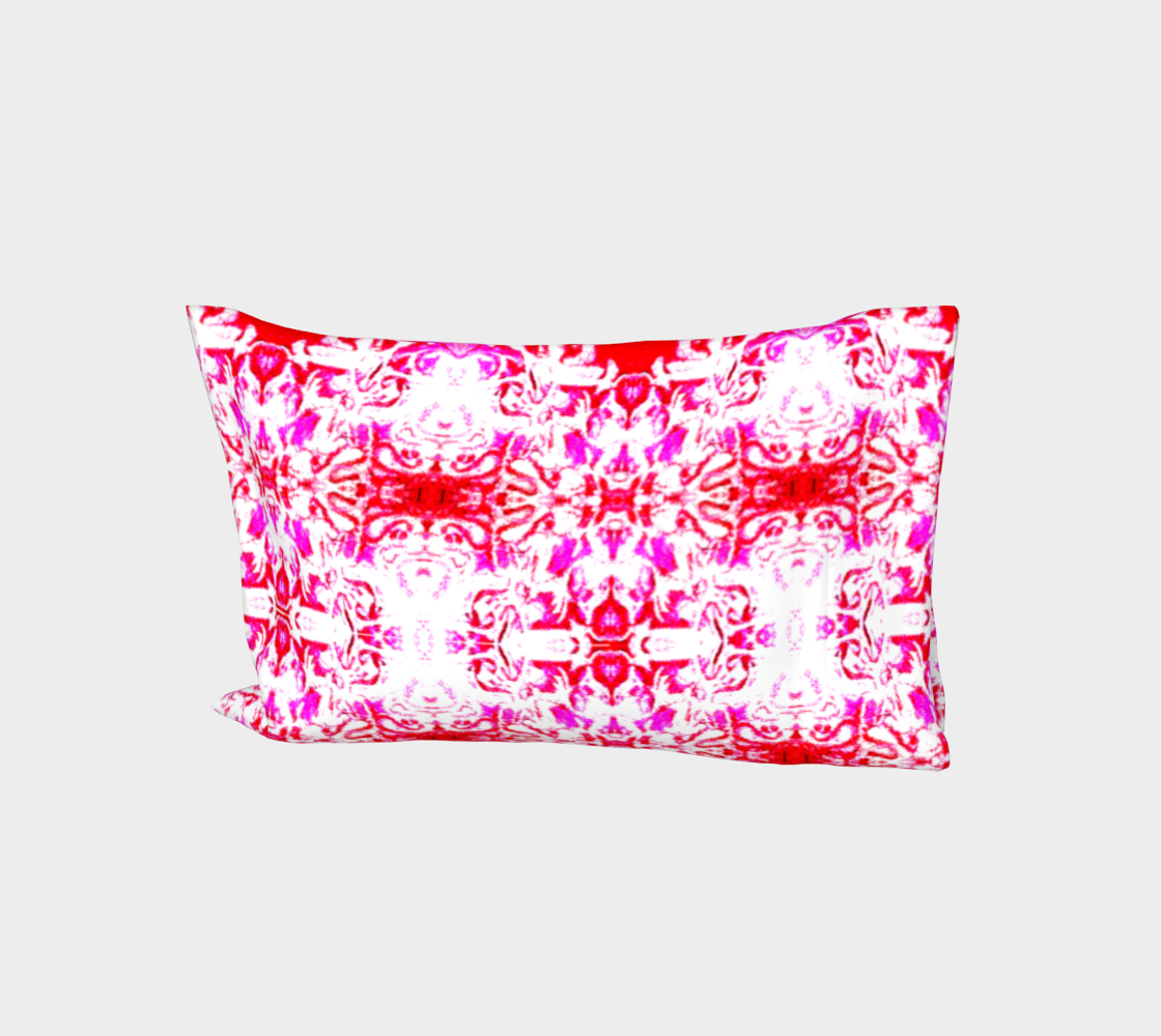 Hawaiian Pink Red Floral Coral Bedroom Pillow Cover Sleeve Vitalsole preview