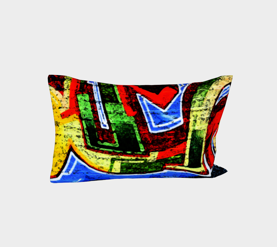 Graffiti 17 Bed Pillow Sleeve preview #3
