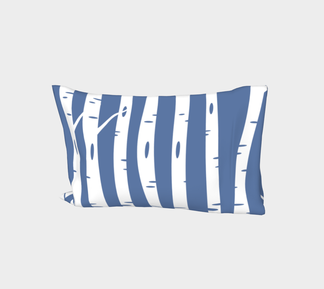 Koivu Bed Pillow Sleeve Blue preview #1