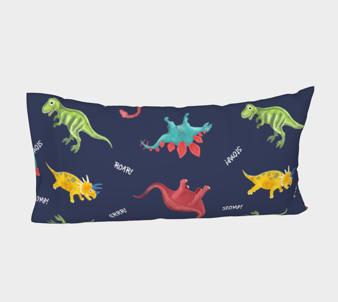 Dinosaur Bed Pillow Sleeve preview #4