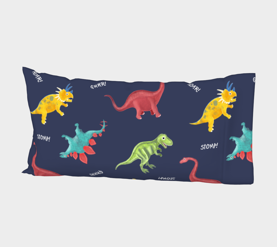 Dinosaur Bed Pillow Sleeve thumbnail #3