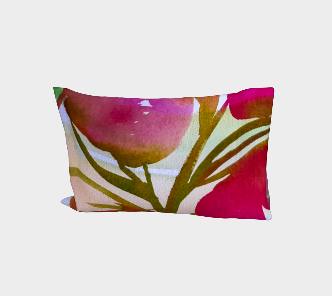 Abstract Peony Bed Pillow Sleeve preview