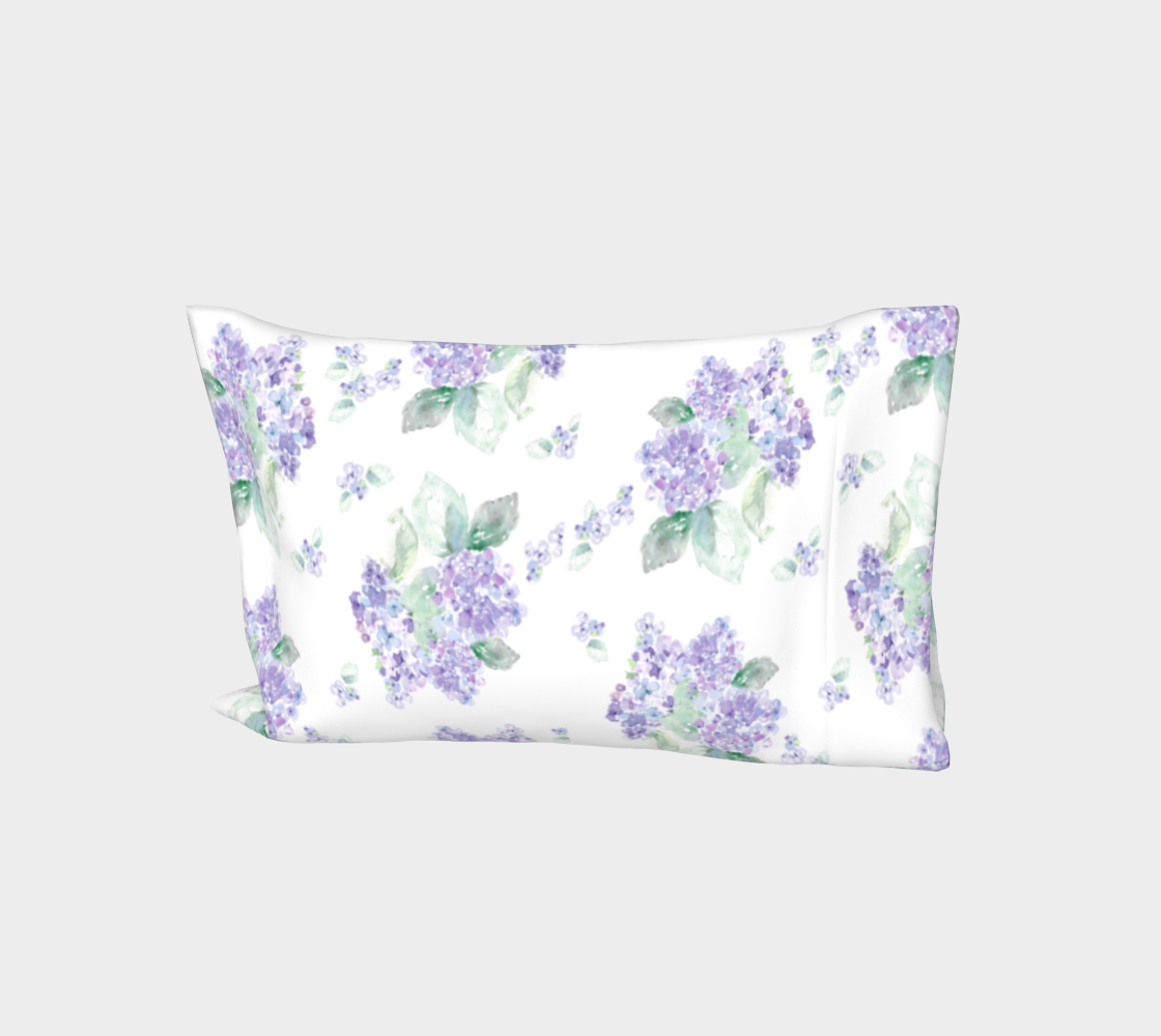 Aperçu de Purple Hydrangea Pillow sleeve #1