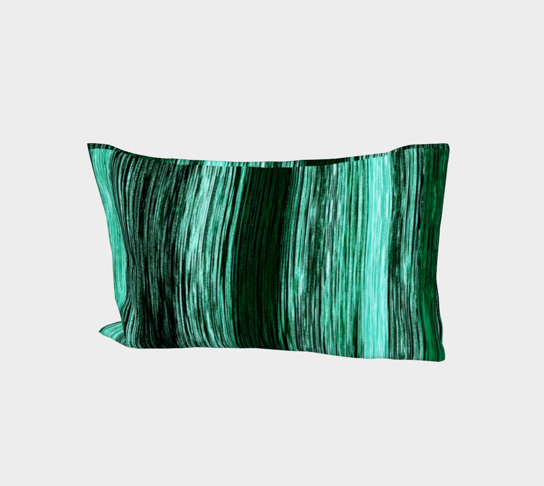 Turquoise and Green Blended Stripes Abstract preview