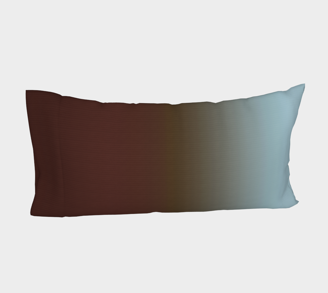 Ombre Light Teal Blue Brown Line Pattern preview #4