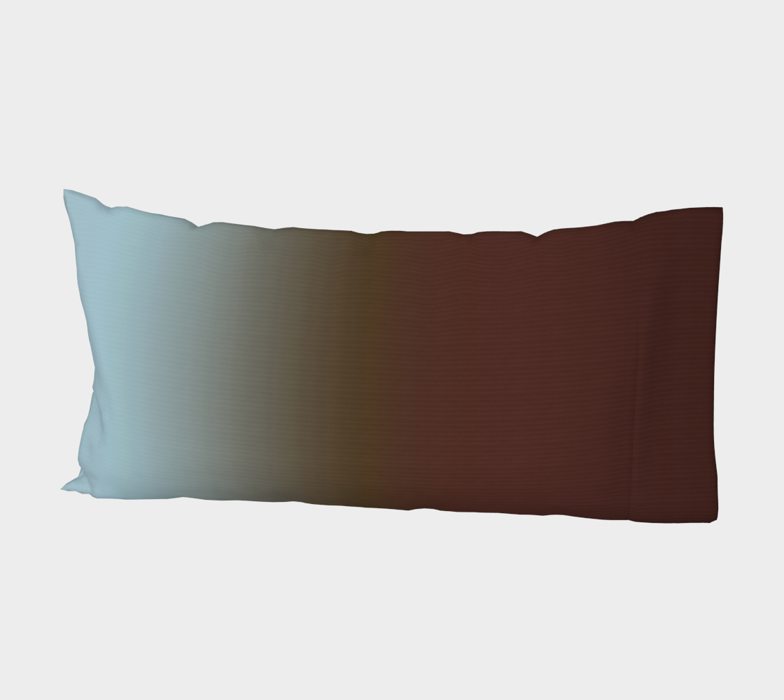Ombre Light Teal Blue Brown Line Pattern 3D preview