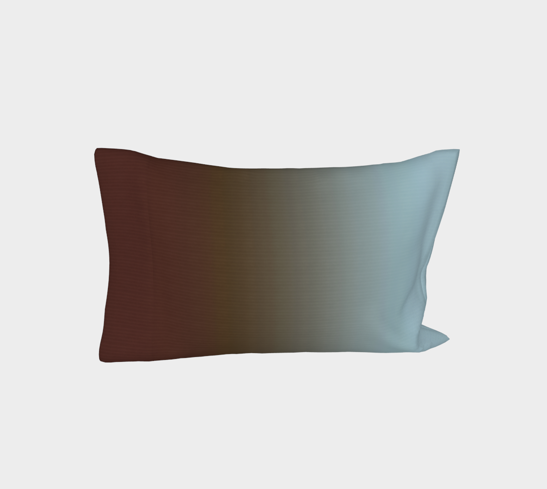 Ombre Light Teal Blue Brown Line Pattern preview #3