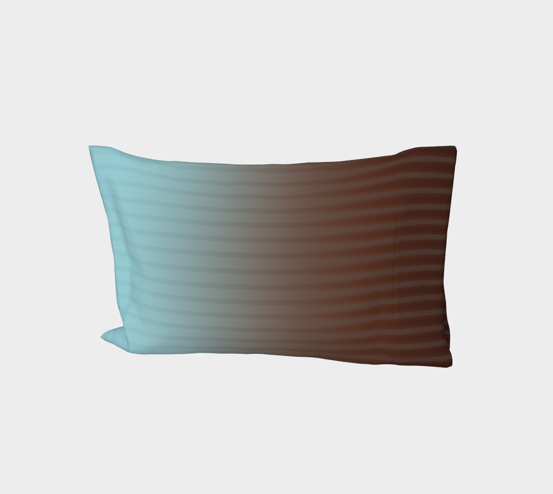 Light Teal Brown Ombre Stripe preview