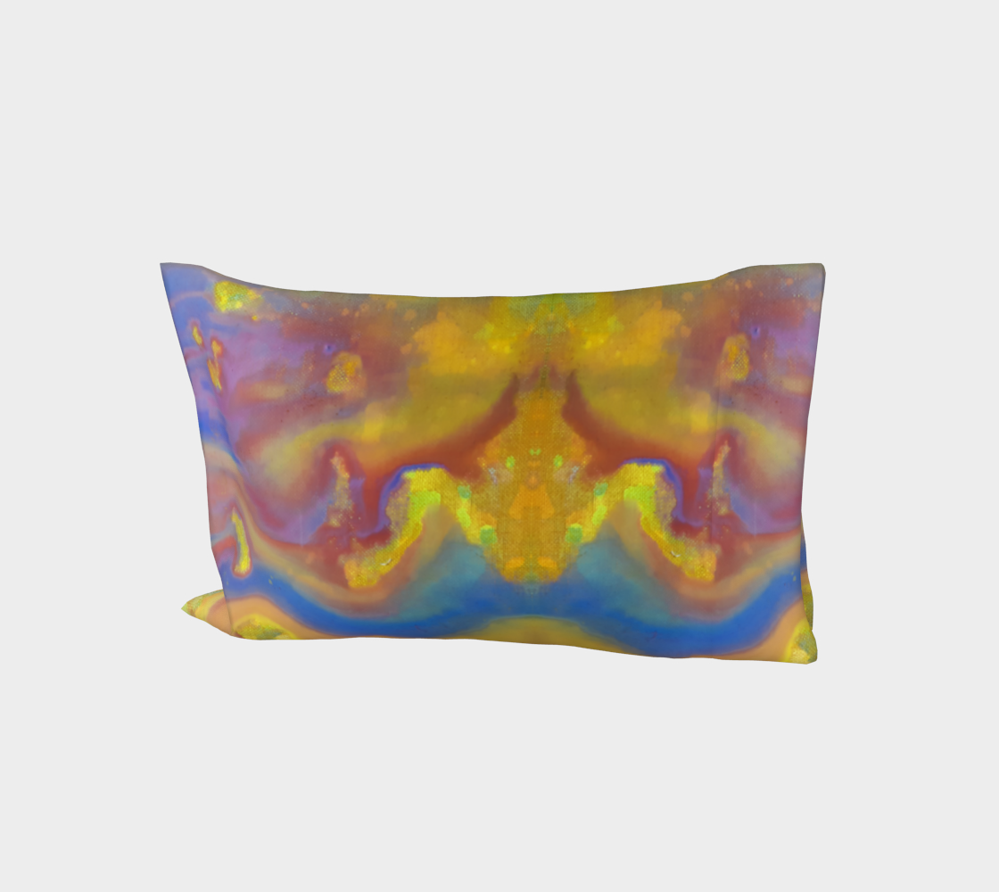 Gold Tie Dye Bed Pillow Sleeve preview