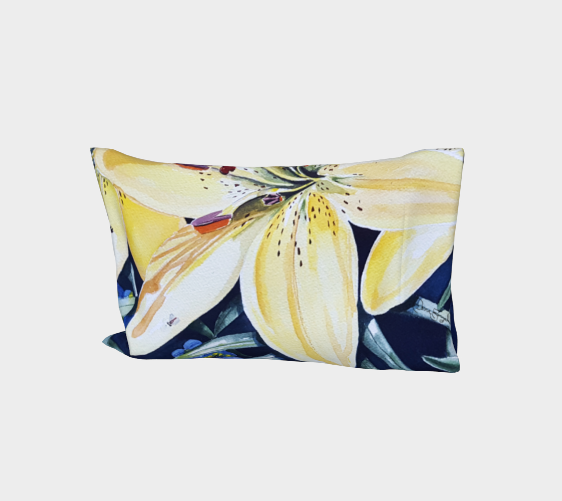 Yellow Lilies (Sig) Bed Pillow Sleeve preview