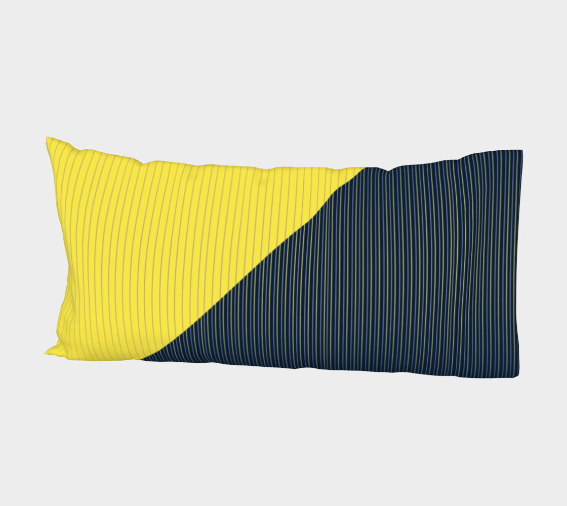 Get in line - Yellow and Navy line Miniature #3