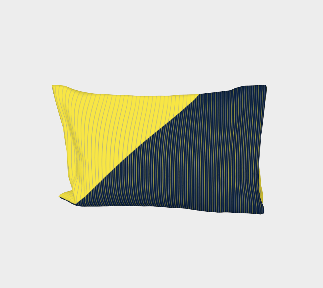 Aperçu de Get in line - Yellow and Navy line #1
