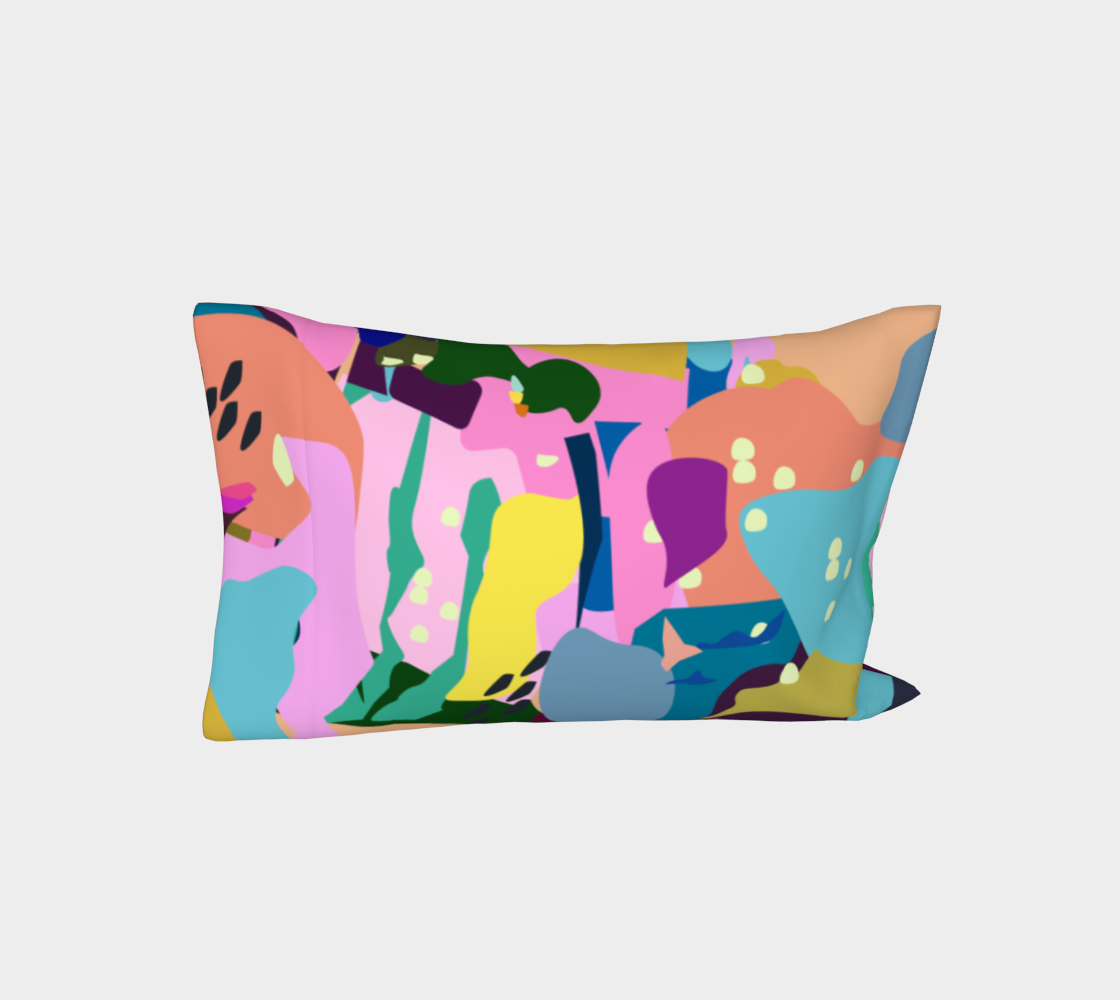 Aperçu de pop colour pillow case #3