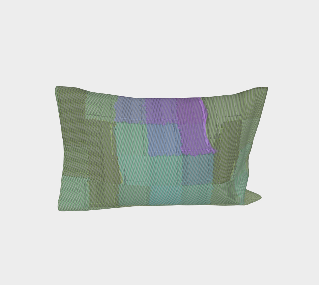 Lavender Sage Bed Pillow Sleeve preview #3
