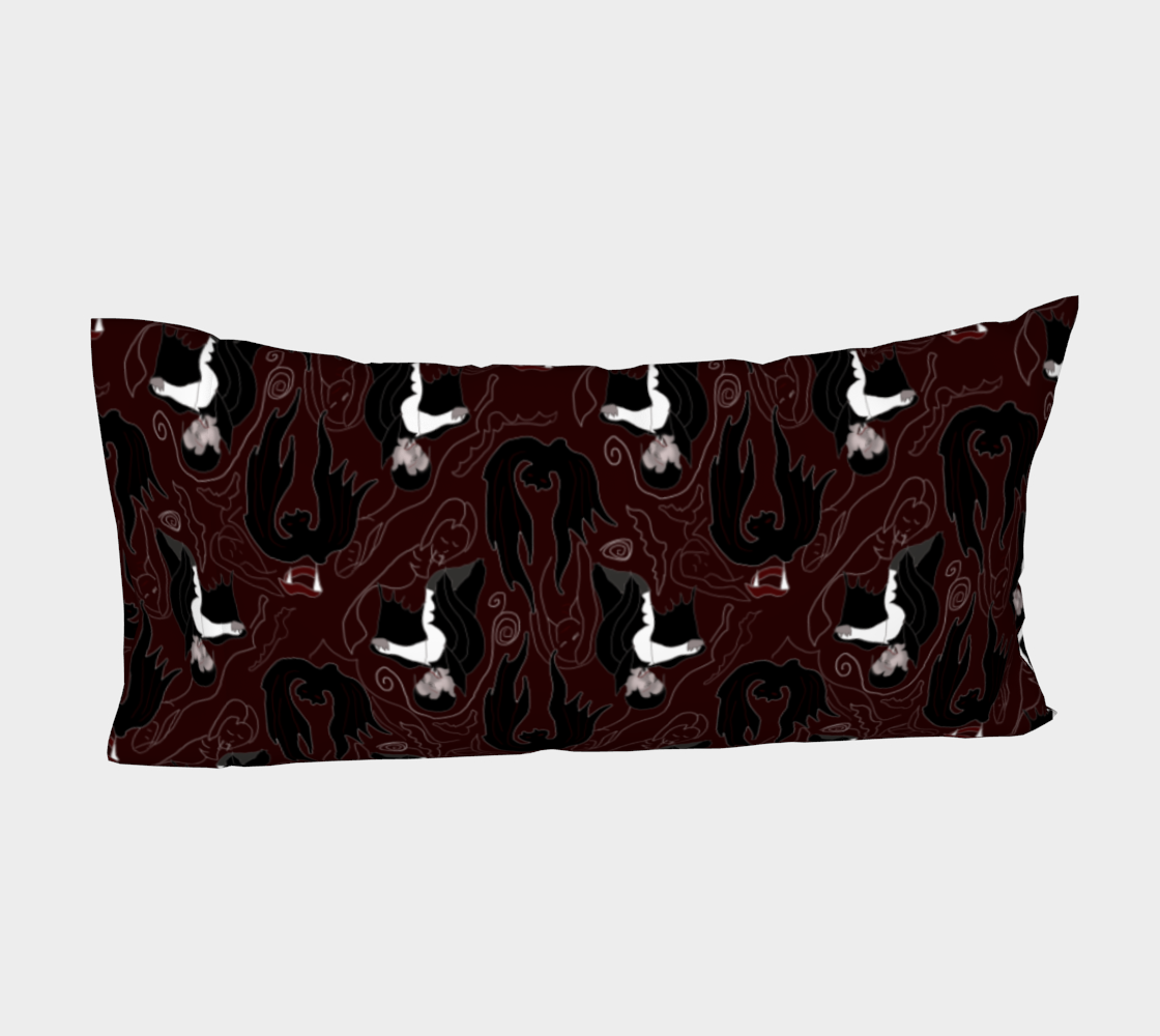 Aperçu de Vampire Pattern Bed Pillow Sleeve #4