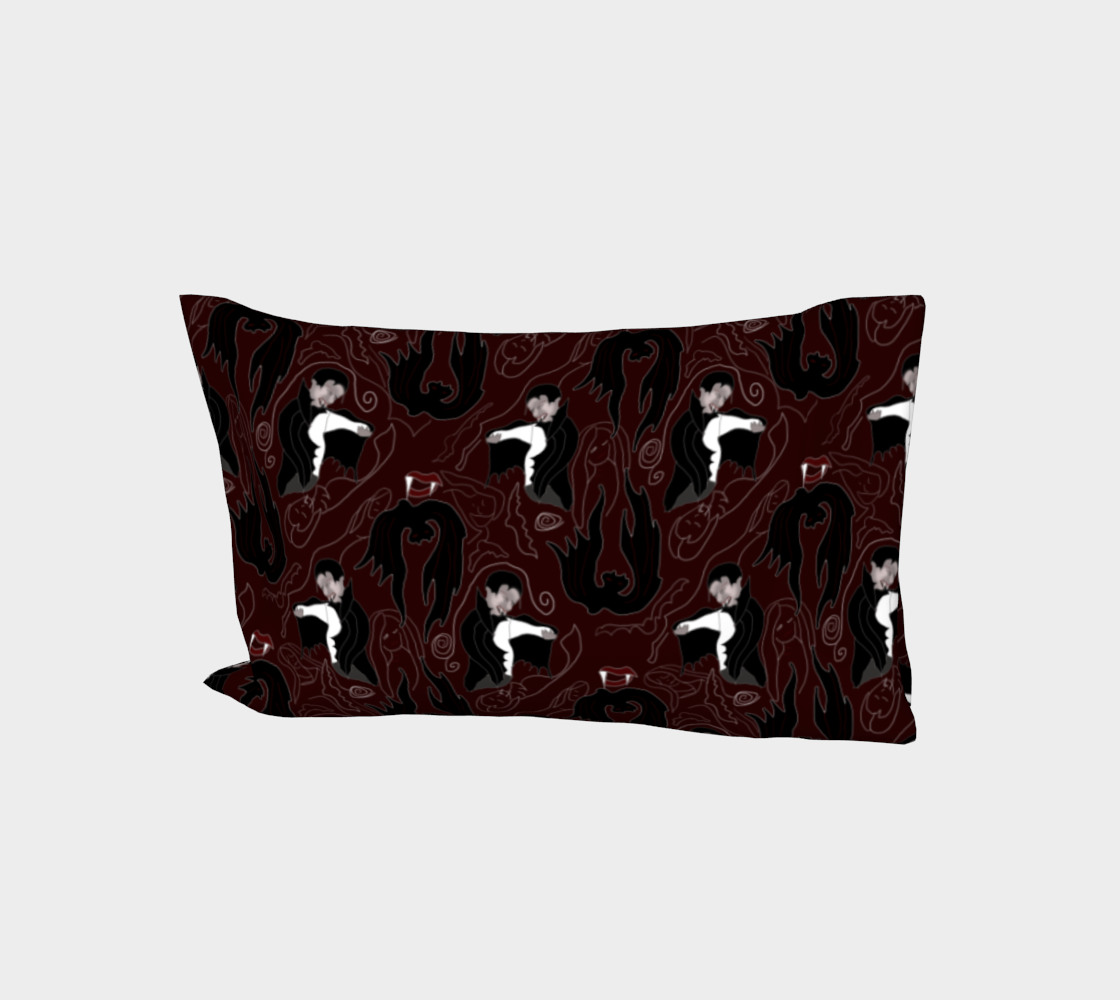 Vampire Pattern Bed Pillow Sleeve aperçu