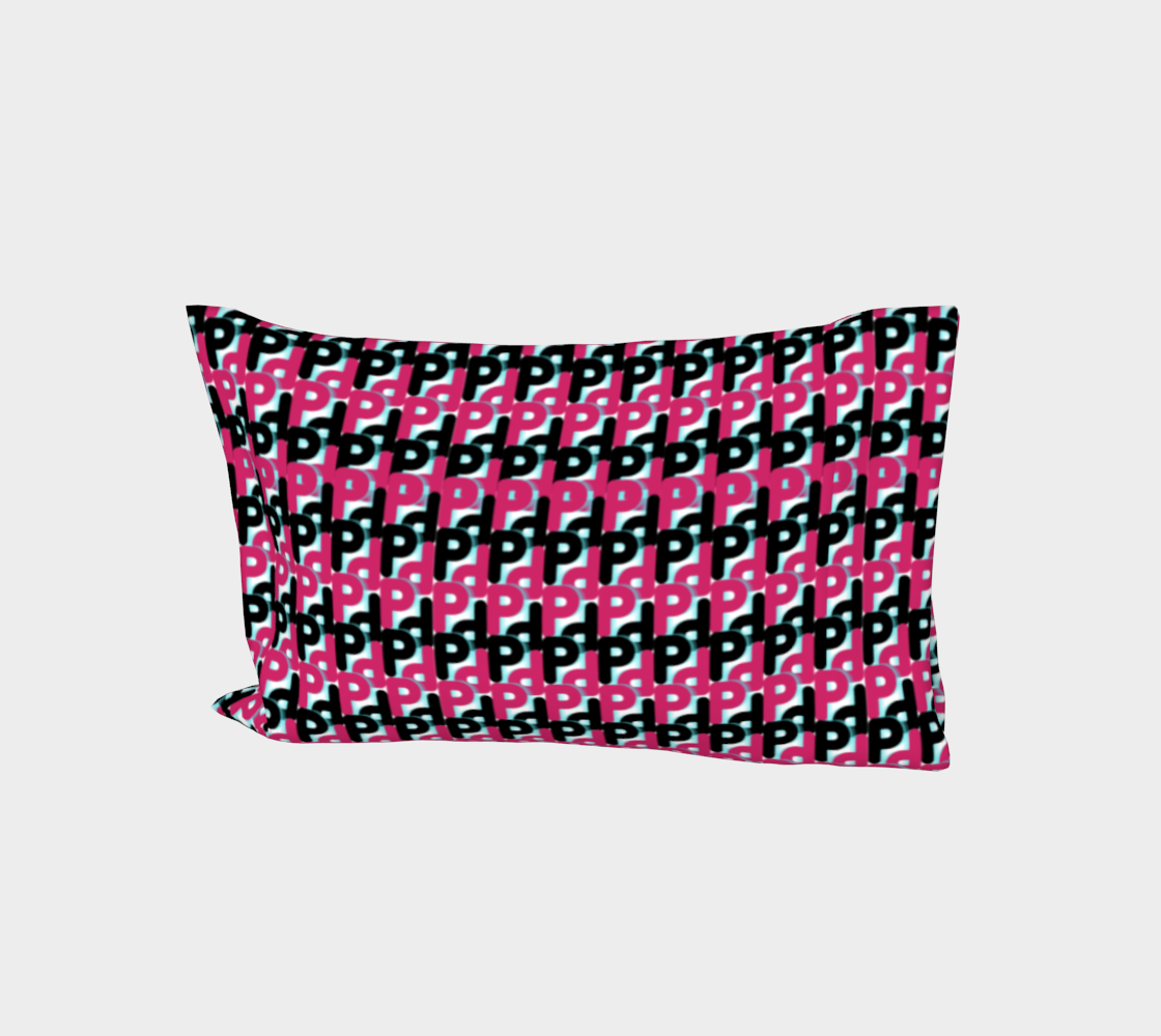 Vintage Pink Chain Bed Pillow Sleeve aperçu