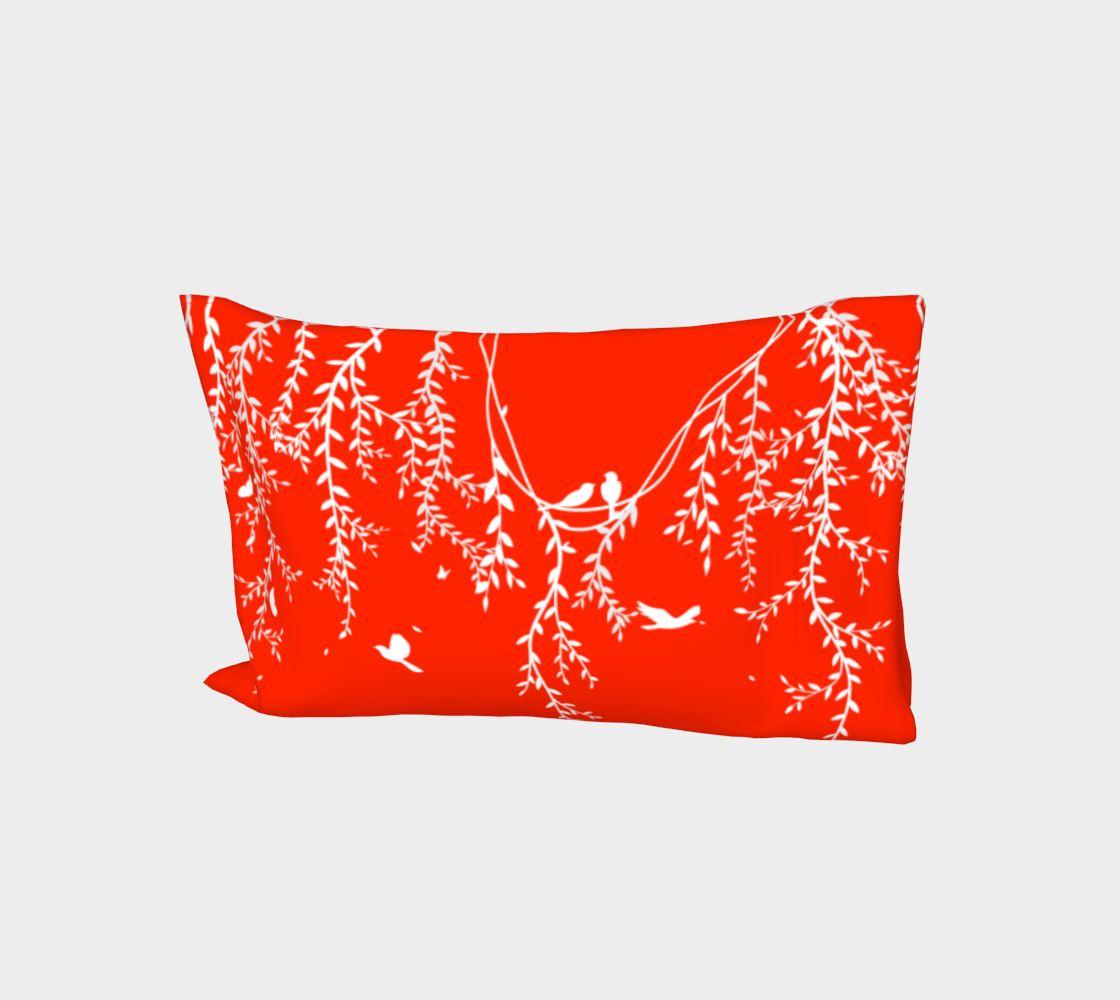 Linnut Scarlet Bed Pillow Sleeve  3D preview