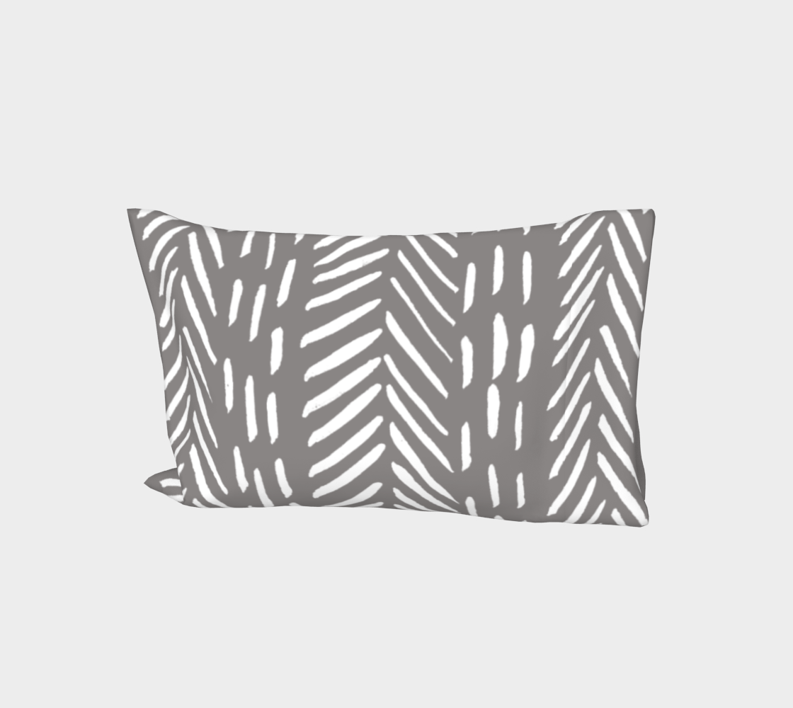 Abstract herringbone pattern - grey preview