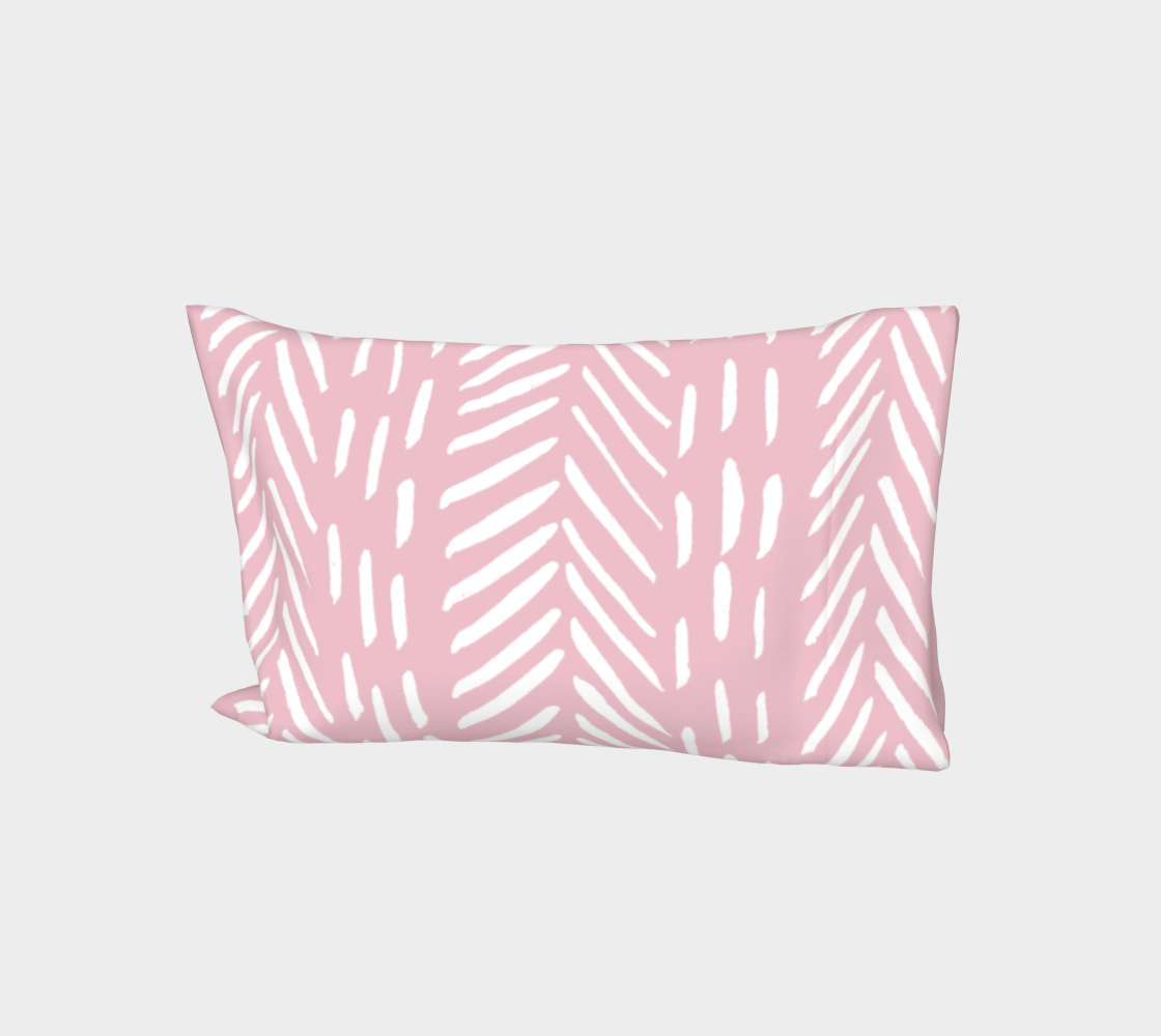 Abstract herringbone pattern - pink preview