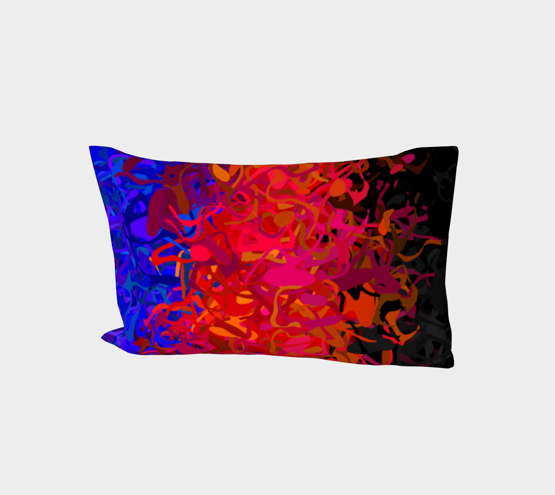 Psychedelic Funky Squiggly Abstract Polyamory Pride Flag preview