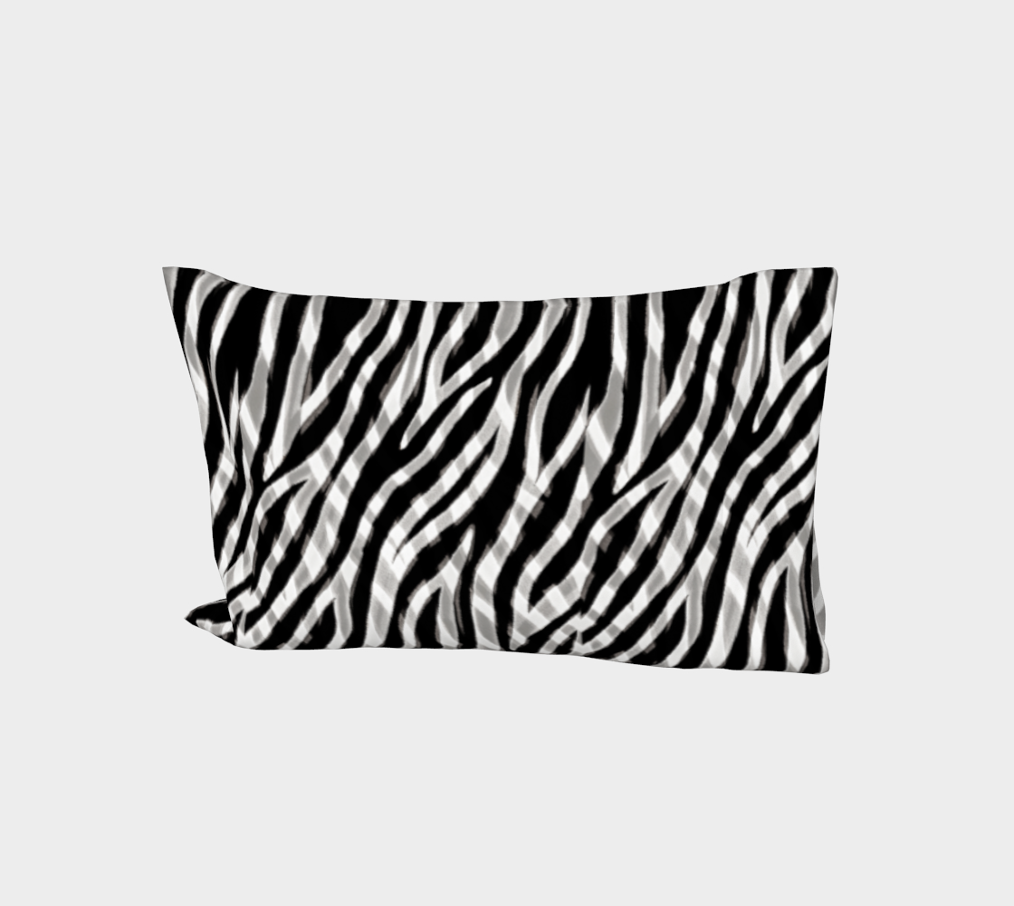 Zebra Stripe Graphic Grey Black White preview