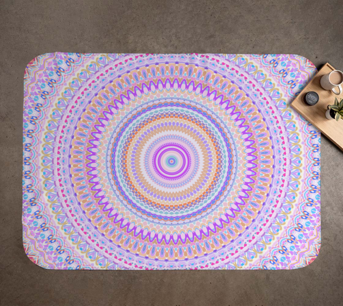 Intricate Colorful Boho Hippie Mandala aperçu