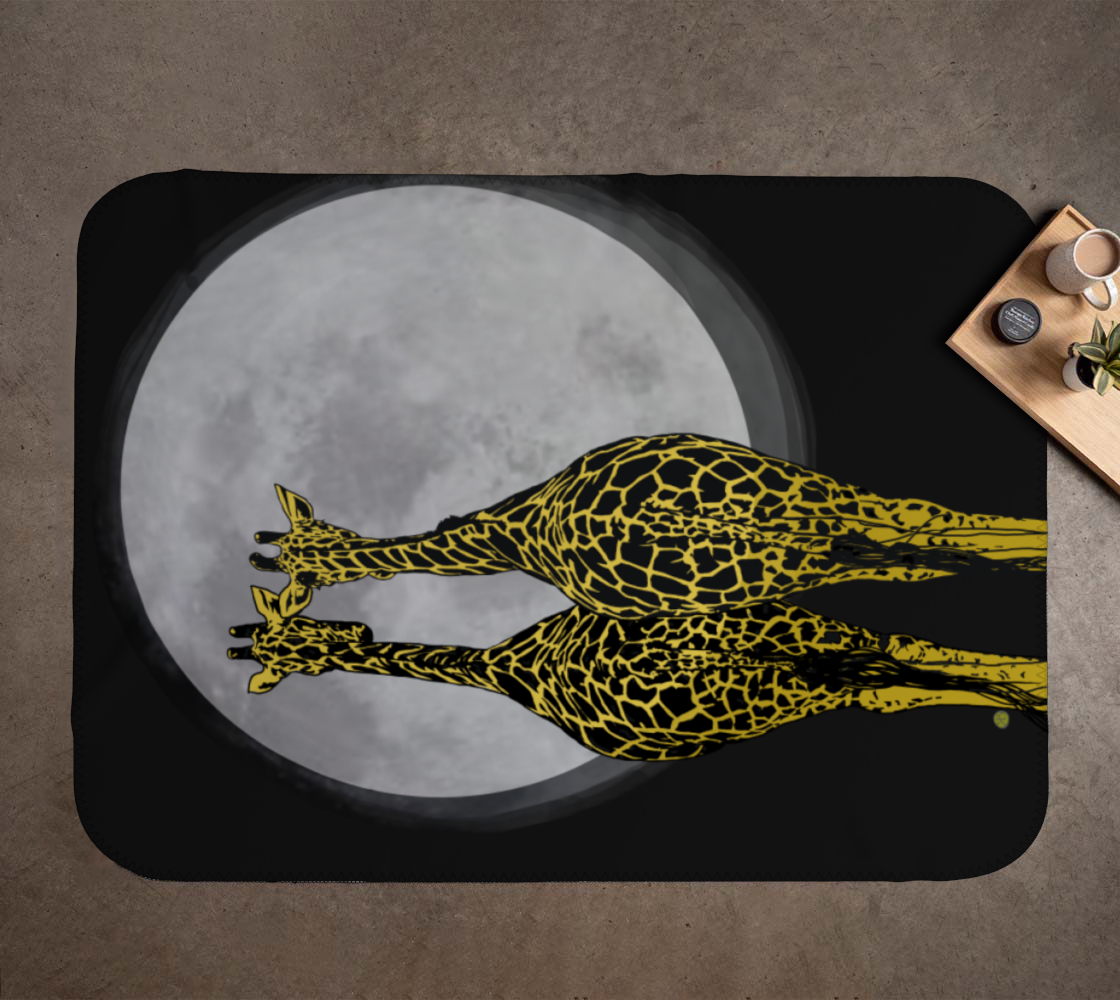 Aperçu de the giraffes and the full moon