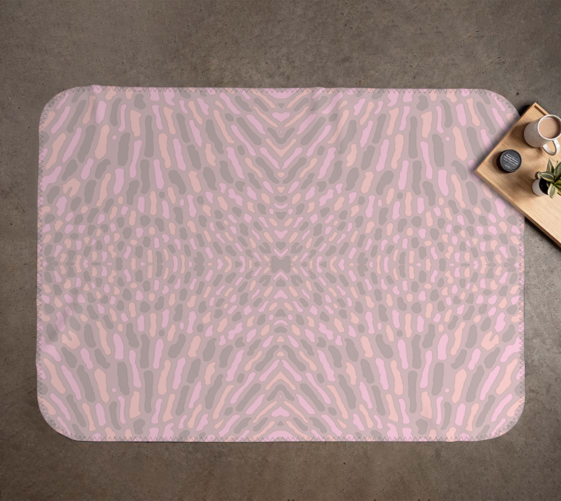Aperçu de Organic Abstract - Cappuccino Blanket