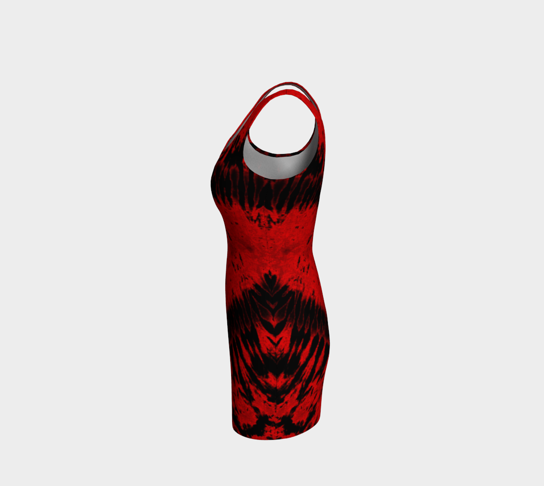 Red Black Heart Bodycon preview #2