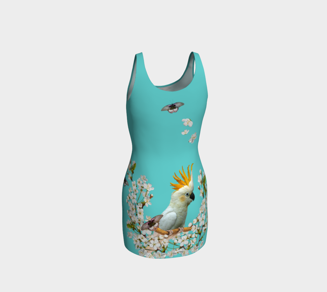Cockatoo Bodycon Dress preview #3