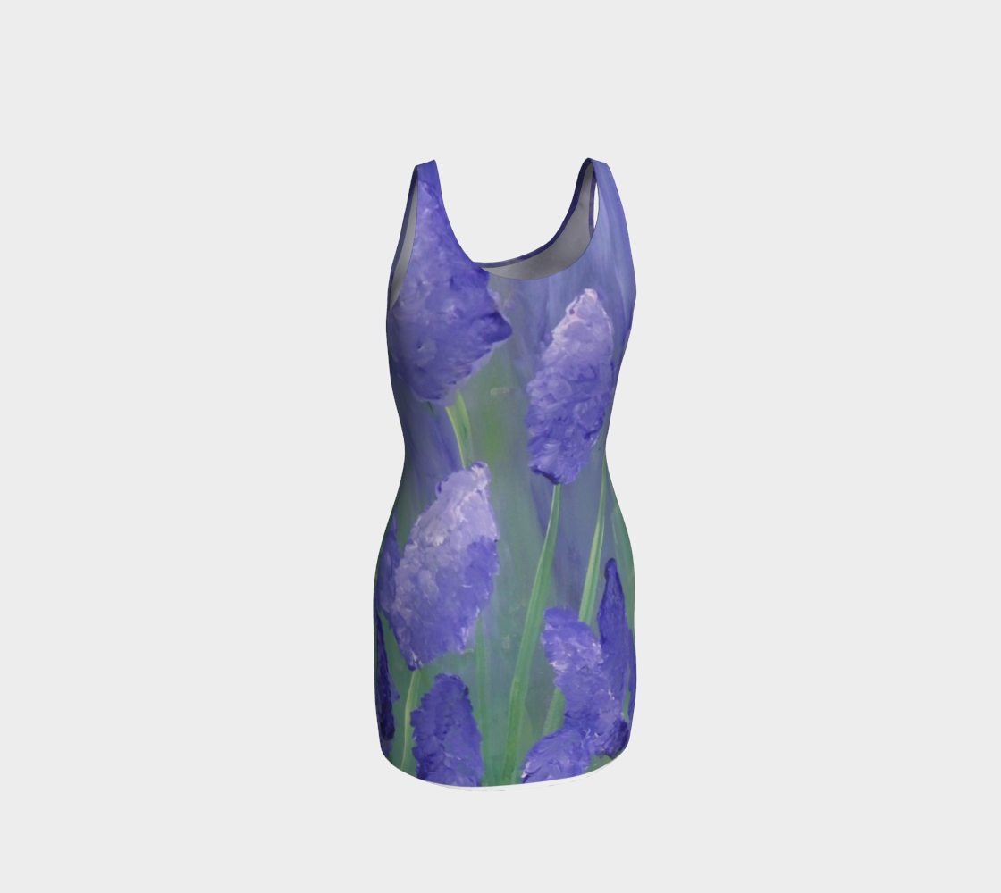 Lavender Bodycon Dress Miniature #4