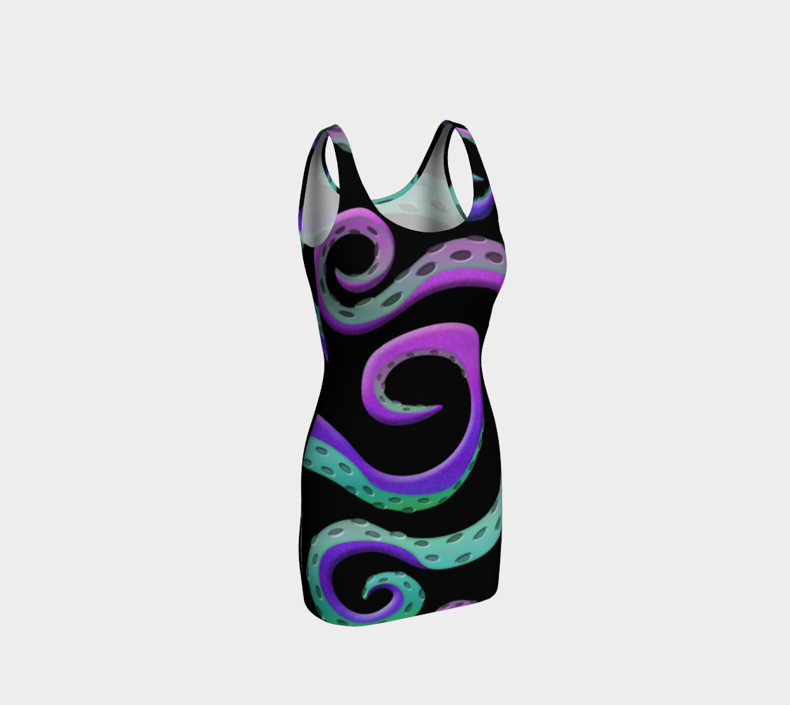 Octopus Tentacle BodyCon Dress preview