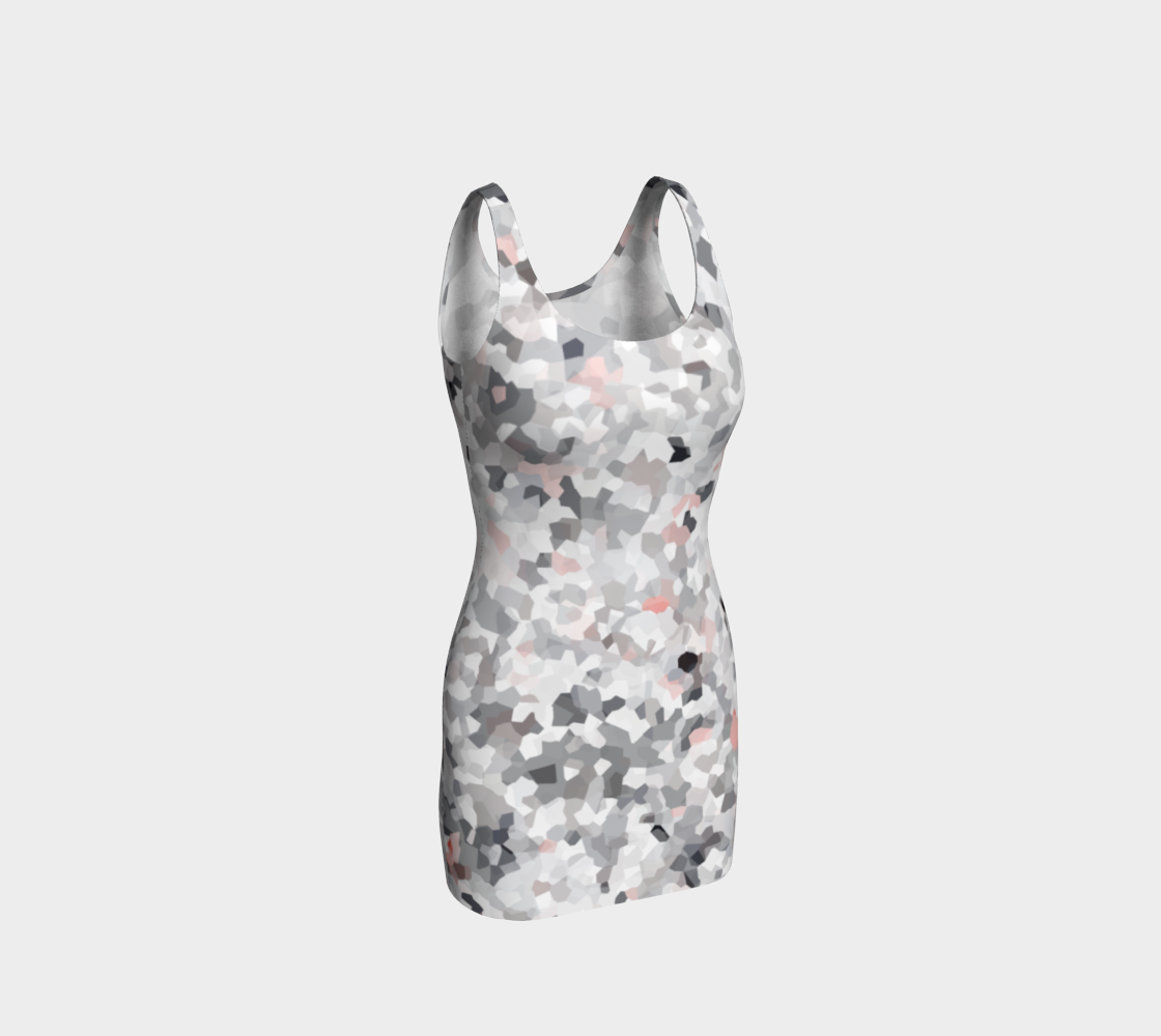 Snow Days Bodycon Dress 3D preview